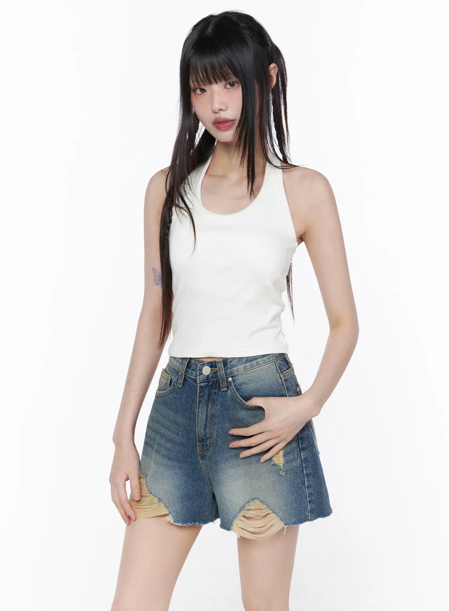 Basic Halter Neck Tank CU519