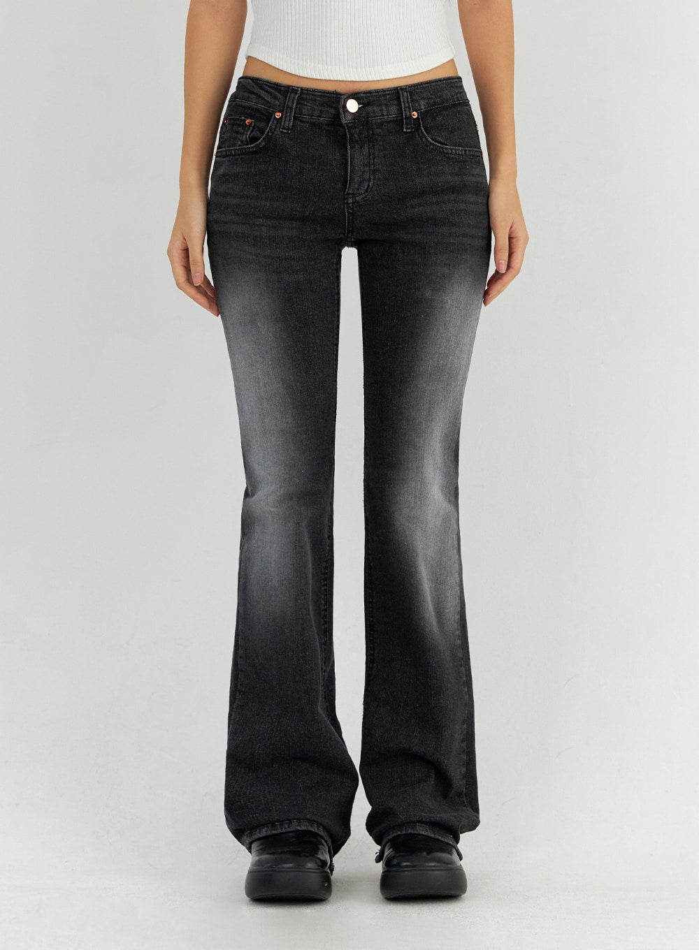 Bootcut Washed Jeans CO325