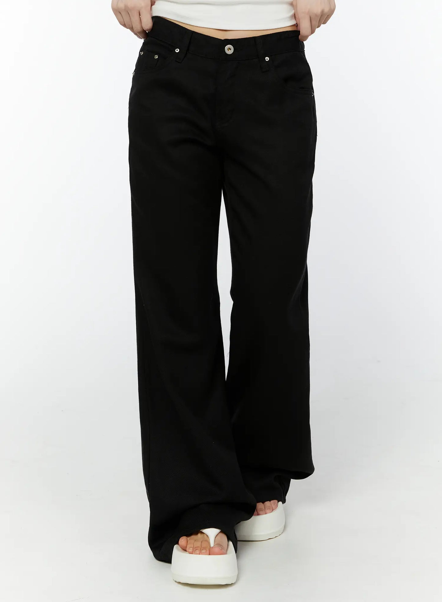 Amaiyah Low Rise Summer Bootcut Pants IY511