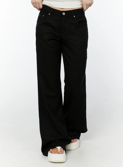 Amaiyah Low Rise Summer Bootcut Pants IY511