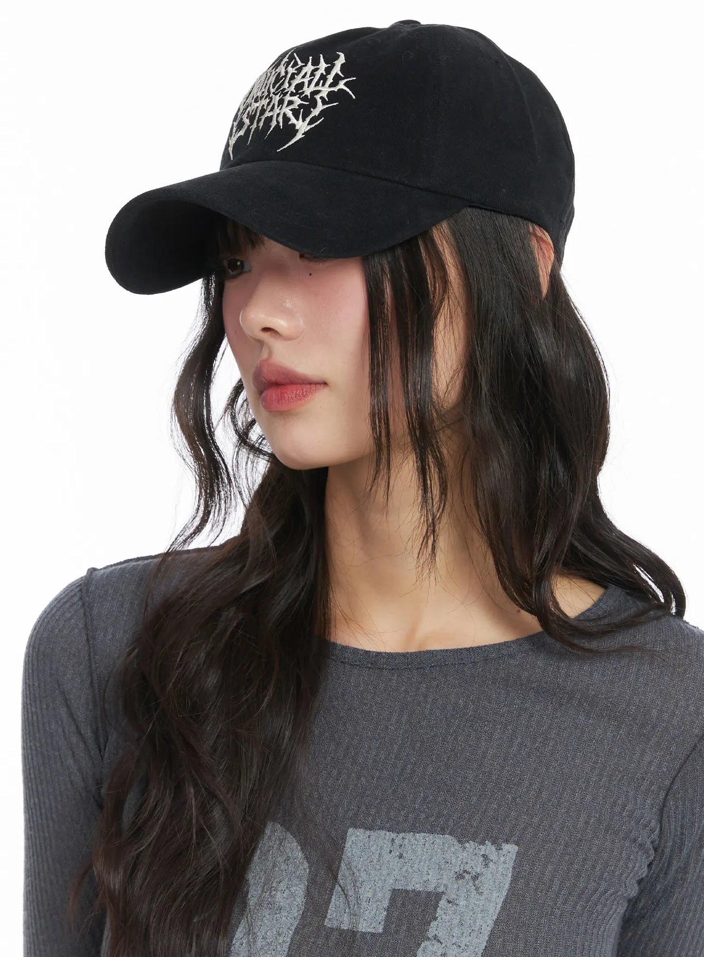 Basic Graphic Embroidered Cap CJ501