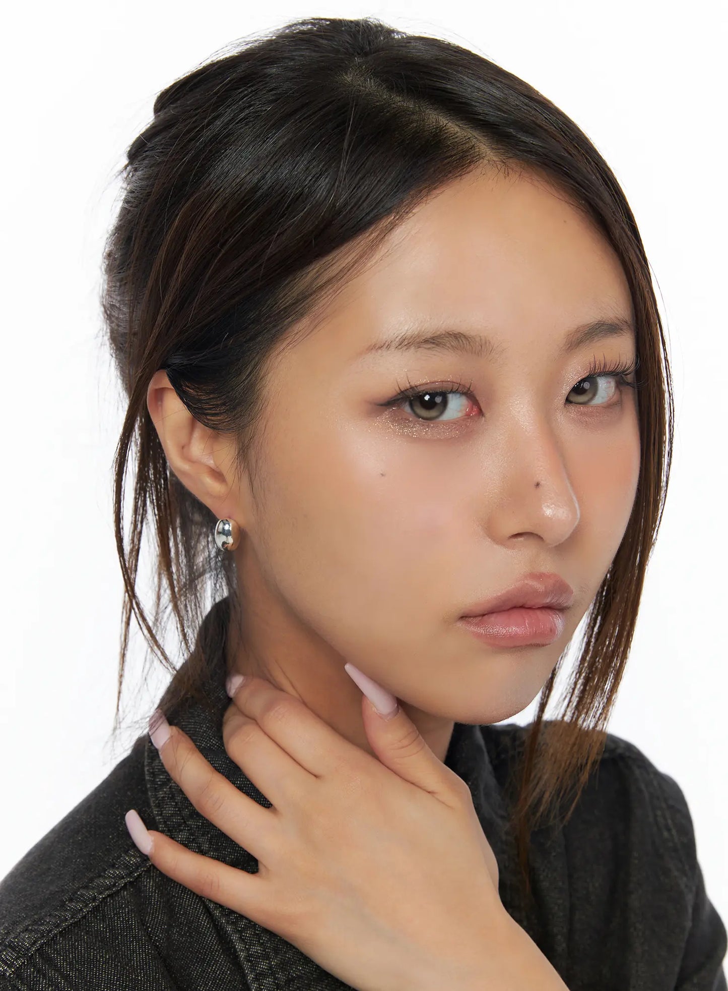 Bold Oval Stud Earrings CA517