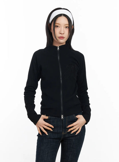 Athletic Zip-Up Track Jacket CF526
