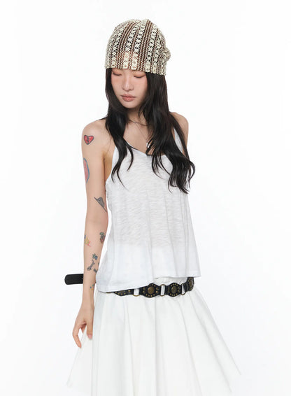 Basic Loose-Fit Tank Top CA527