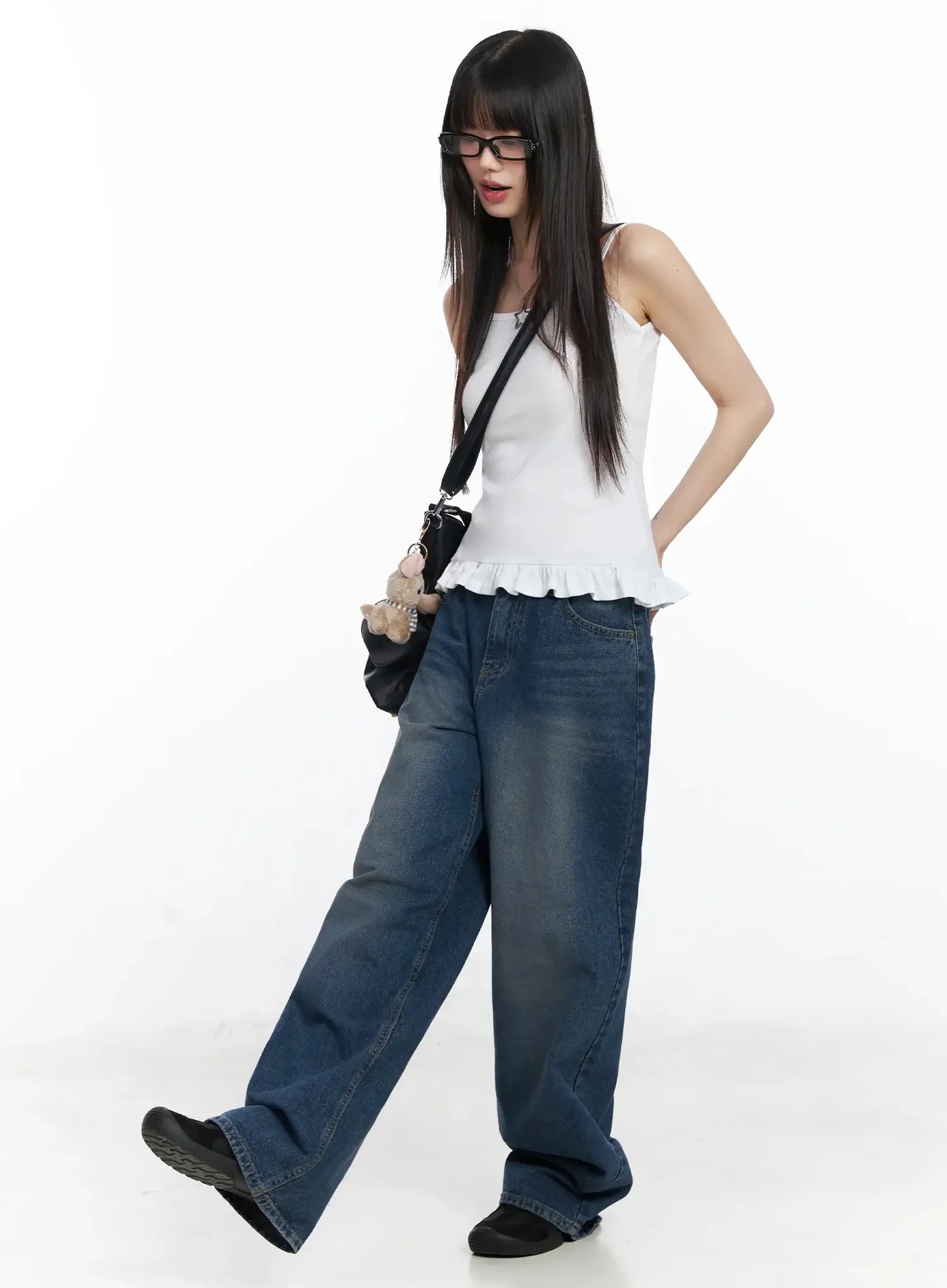 Annika Low-Rise Baggy Jeans F517