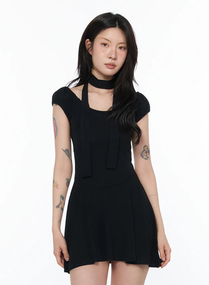 Chic Off-Shoulder Mini Dress CA524