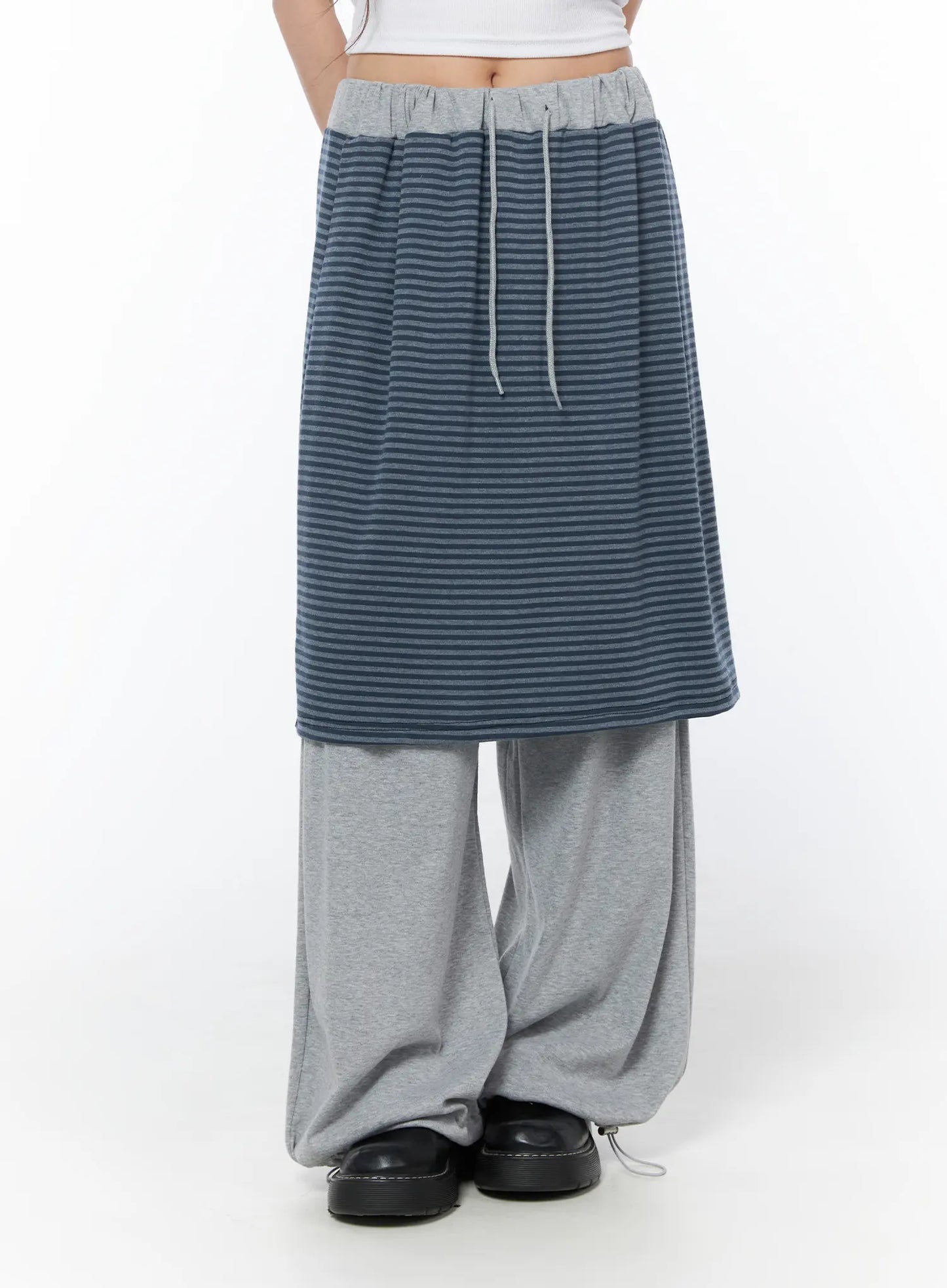 Casual Striped Skirt Pants CY529