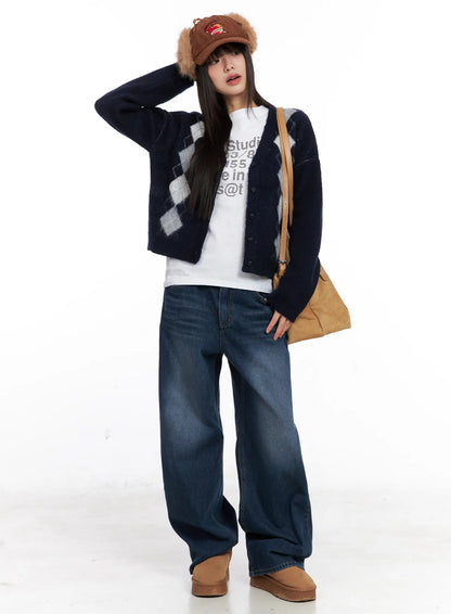 Chic Lettering Long Sleeve Tee CN521