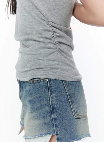 Basic Halter Neck Sleeveless Top CY514
