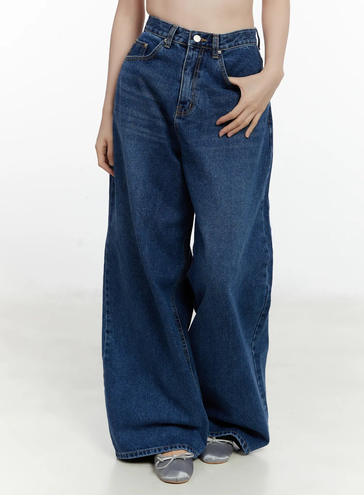 Alivia Casual Wide Leg Jeans F502