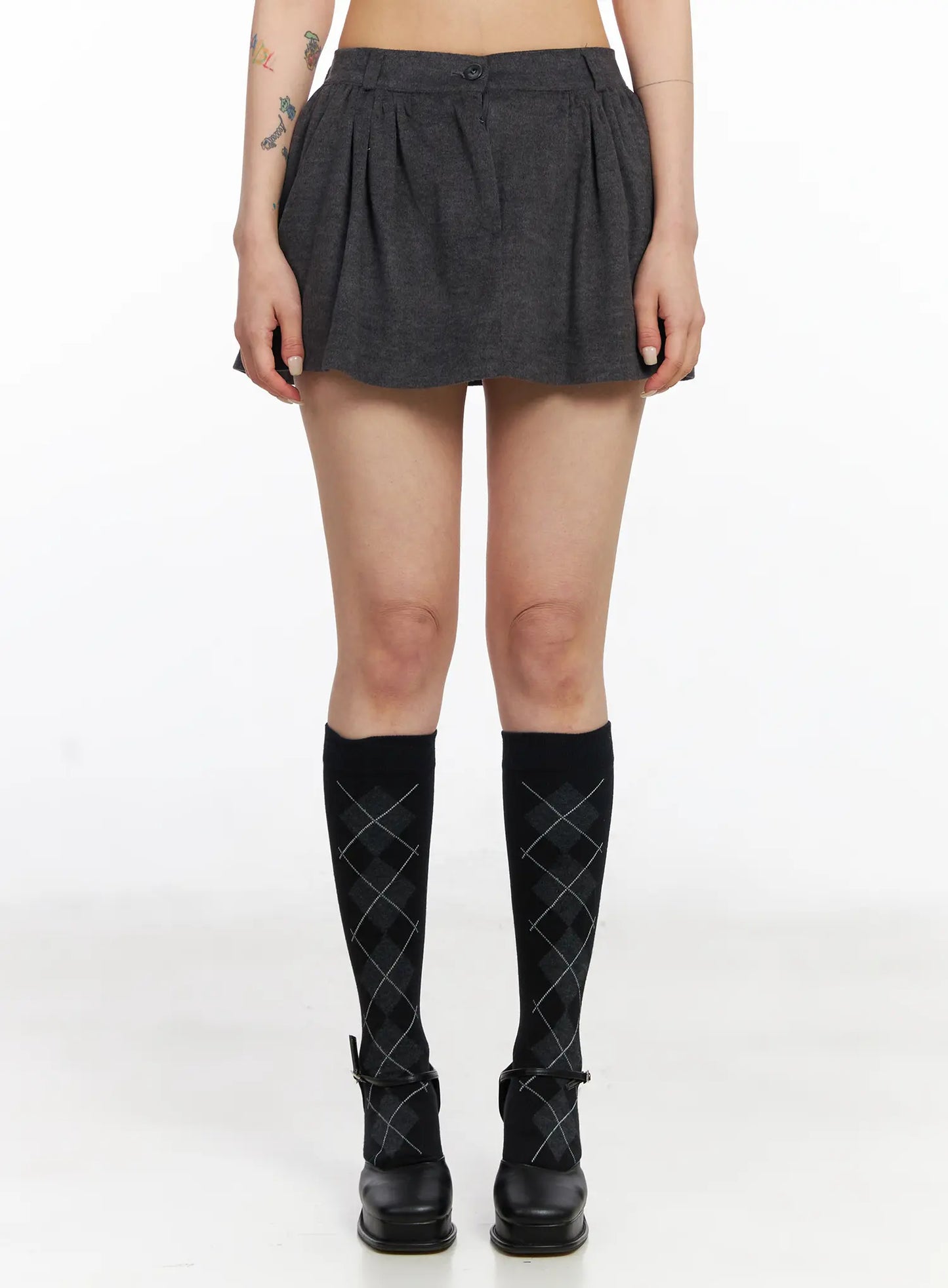 Classic Pintuck Mini Skort CJ522