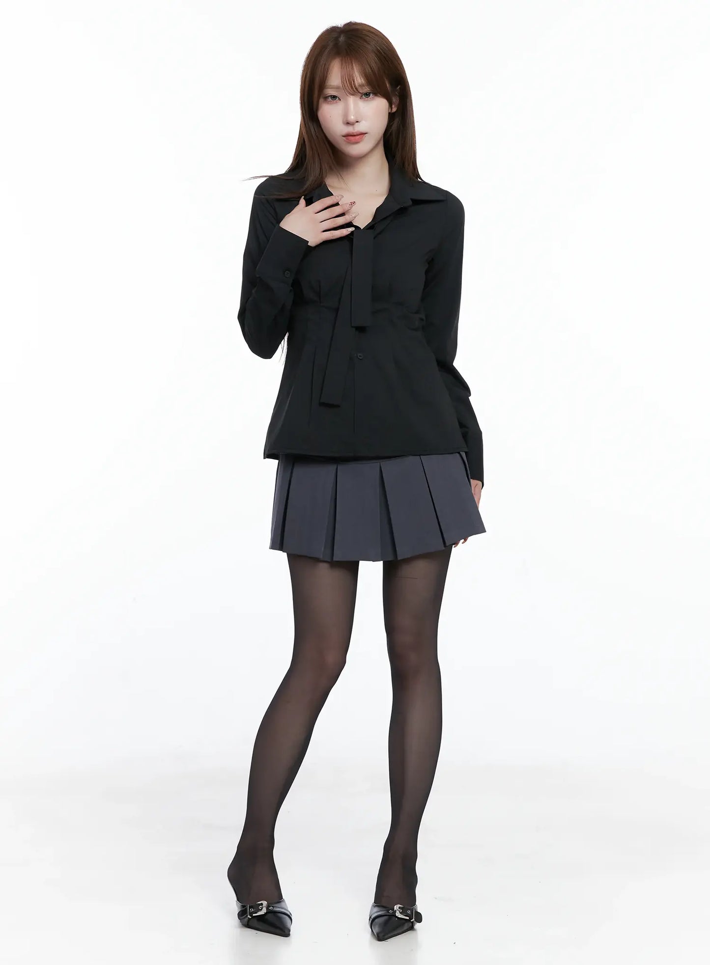 Classic Schoolgirl Pleated Mini Skirt CS501