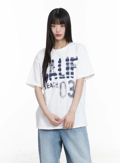Casual Graphic Tee CM525