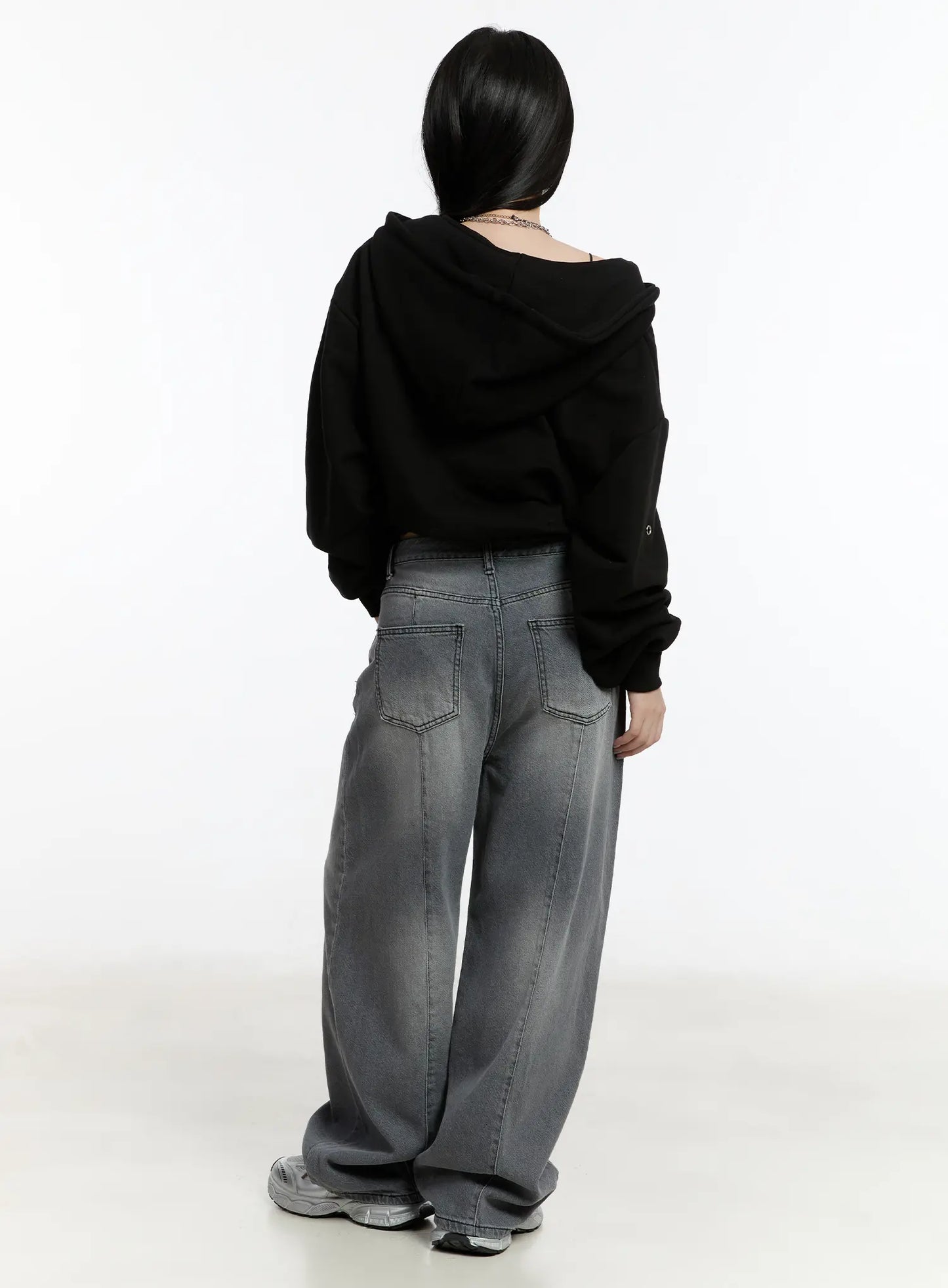 Armani Washed Wide Leg Jeans CM511