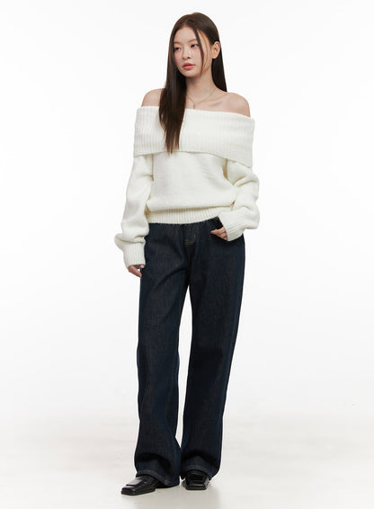 Chic Off-Shoulder Sweater OD412