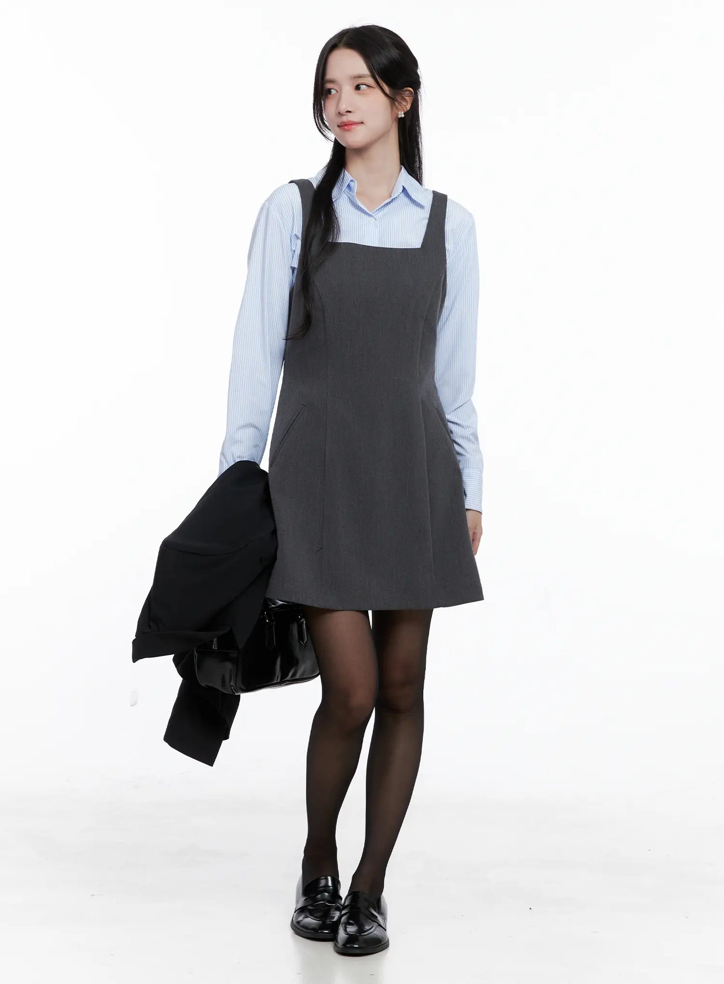 Classic Striped Button-Up Shirt CS519