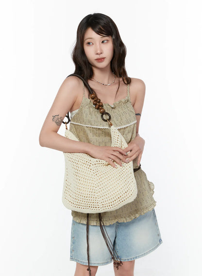 Bohemian Crochet Shoulder Bag CY515