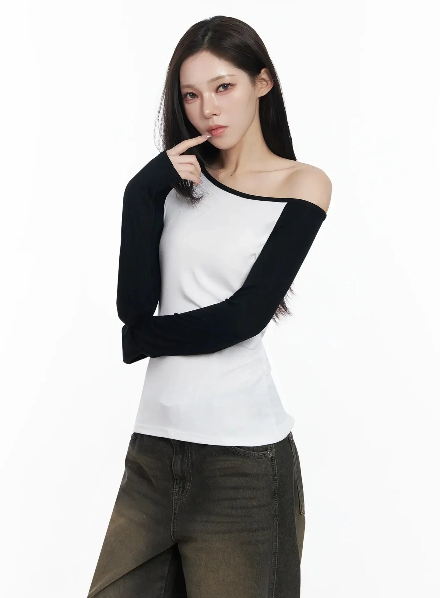 Basic Raglan Long Sleeve Top IJ528