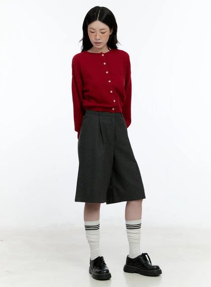 Classic Round Neck Cardigan CN517