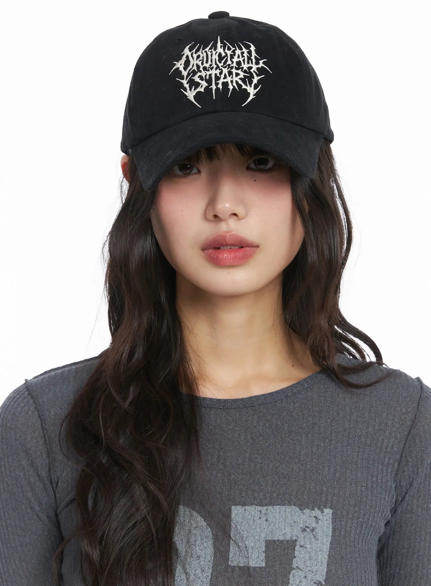 Basic Graphic Embroidered Cap CJ501