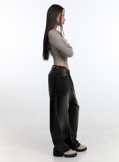 Chic One-Shoulder Top with Bolero CN401