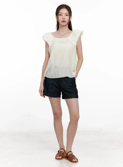 Casual Cotton Denim Shorts CL523