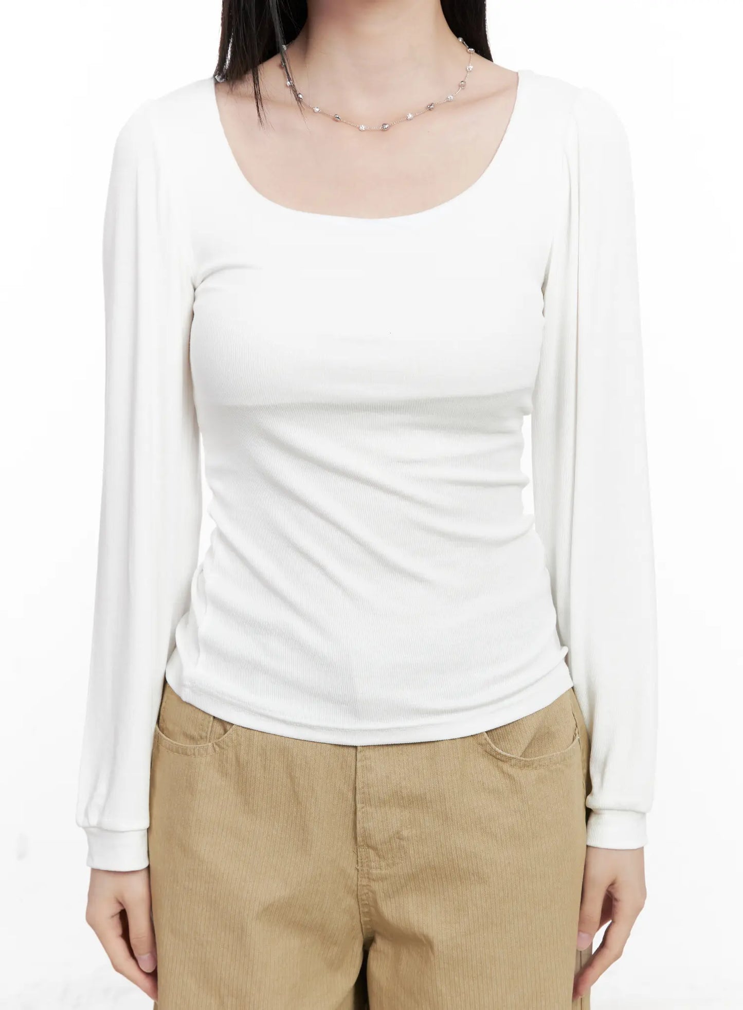 Basic Square Neck Long Sleeve CO531