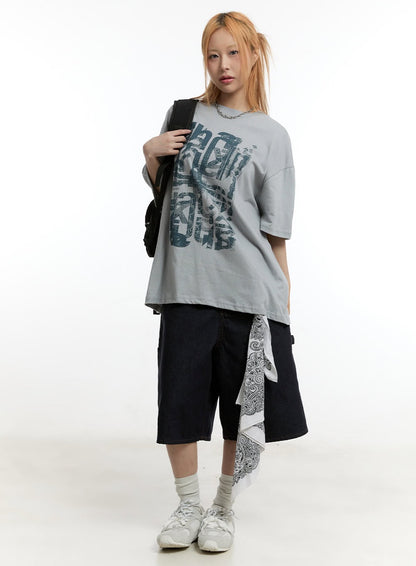 Carpenter Denim Wide-Leg Jorts CY501