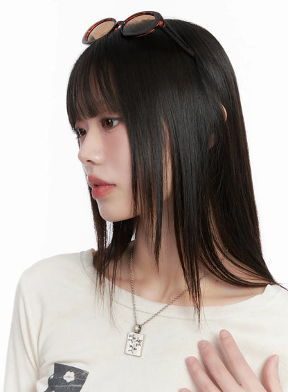 Celestial Square Pendant Necklace CN511