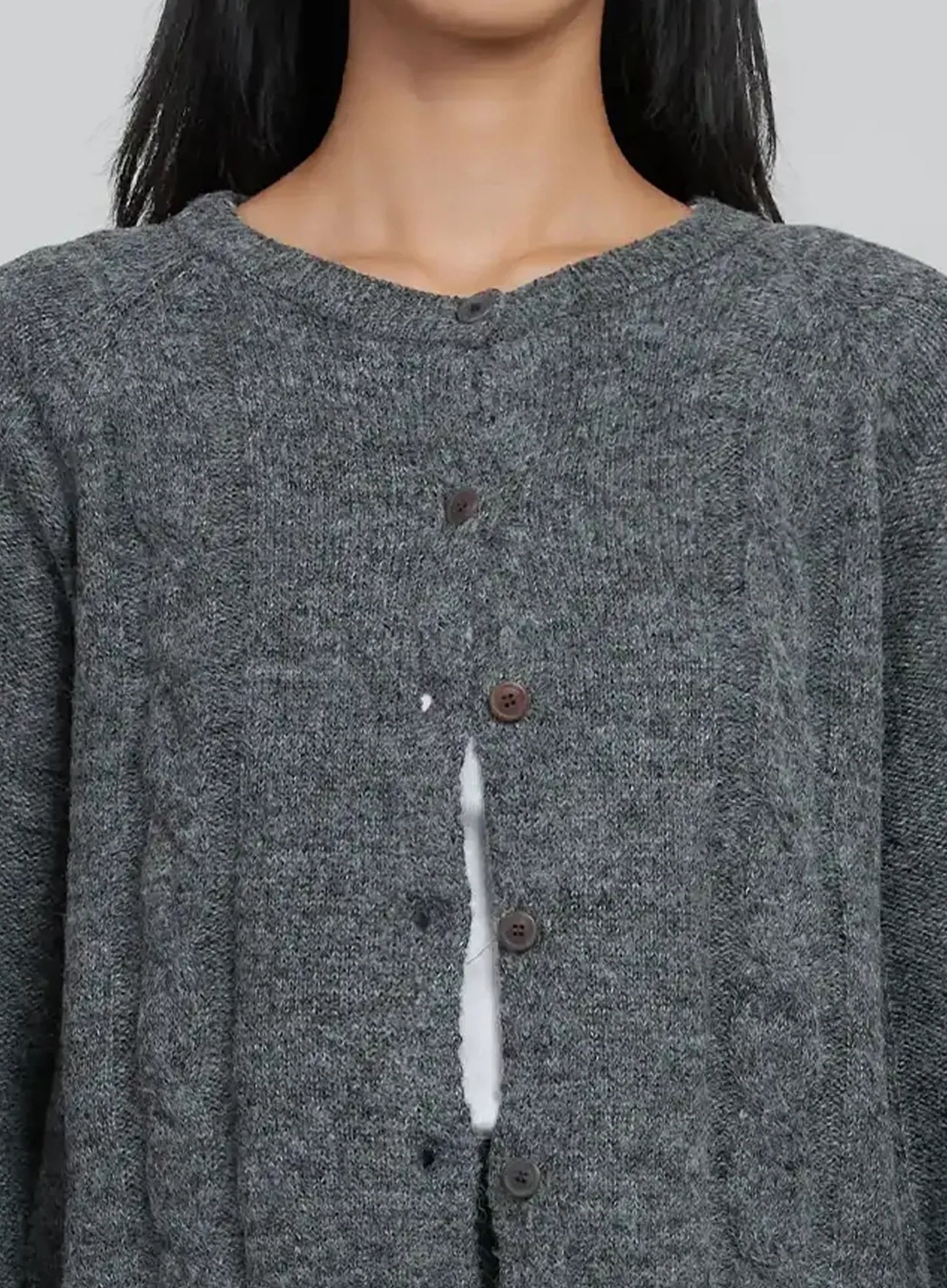 Cable Knit Cardigan ID516