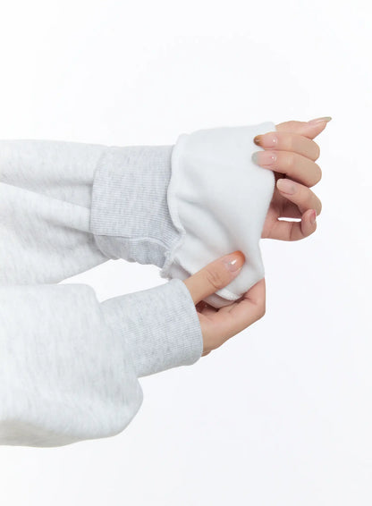 Casual Off-Shoulder Sweatshirt CN524