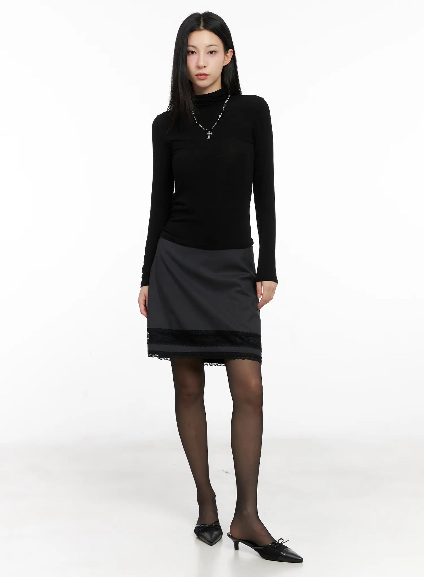Basic Slim Fit Long Sleeve Turtleneck CG526