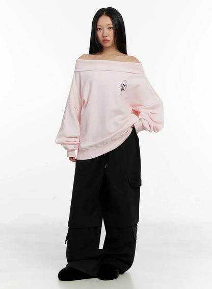 Baggy Drawstring Cargo Pants ID525