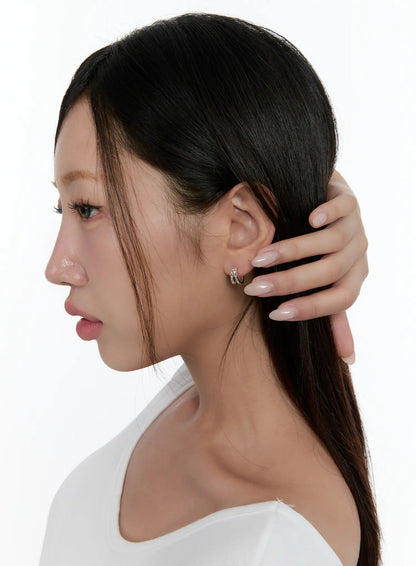 Chic Double Hoop Earrings CS518