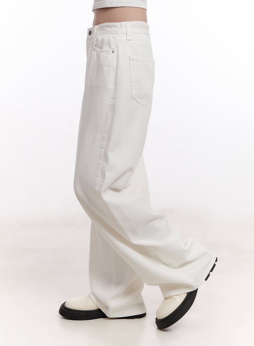 Classic Cotton Straight-Leg Pants CM527
