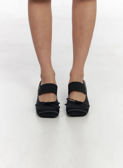 Black Ribbon Sandals CM525