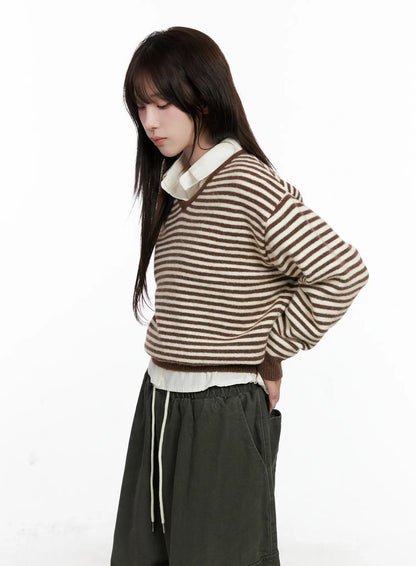 Casual Plaid Long Sleeve Top CO520