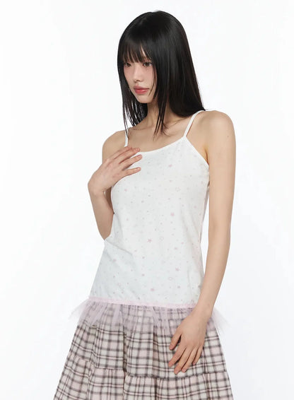 Chic Graphic Print Tank Top IY526
