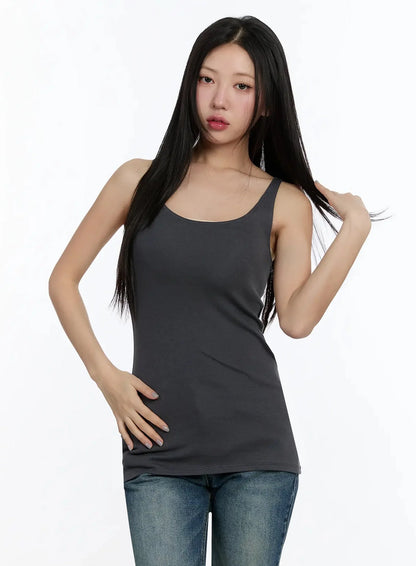 Basic U-Neck Tank Top IM509