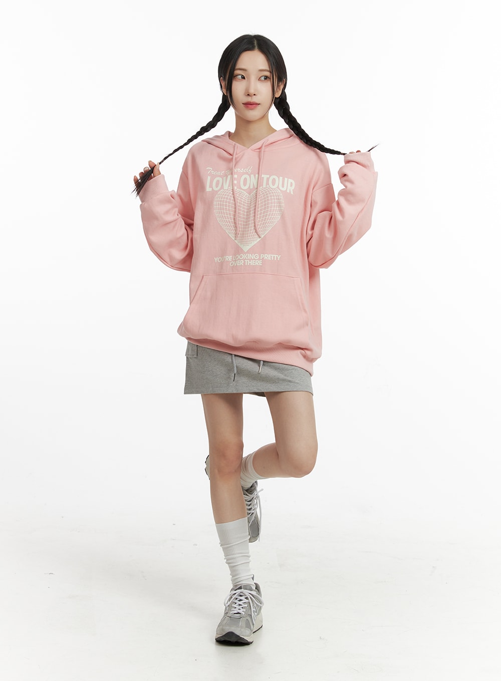 Cargo Sweat Mini Skirt CF415