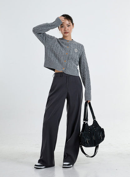 Basic Wide Tailored Pants CO06
