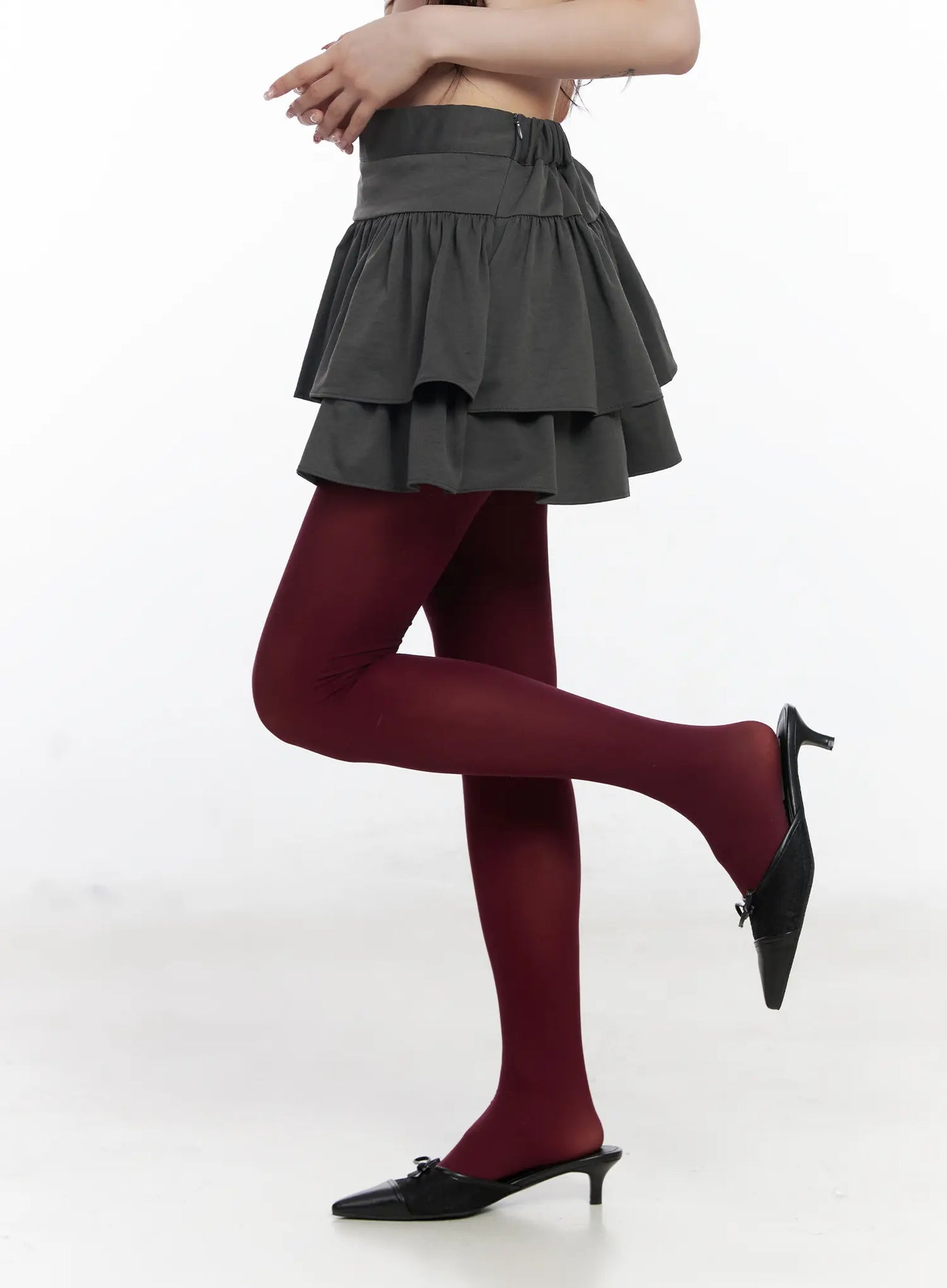 Chic Ruffled Layered Mini Skirt CJ526
