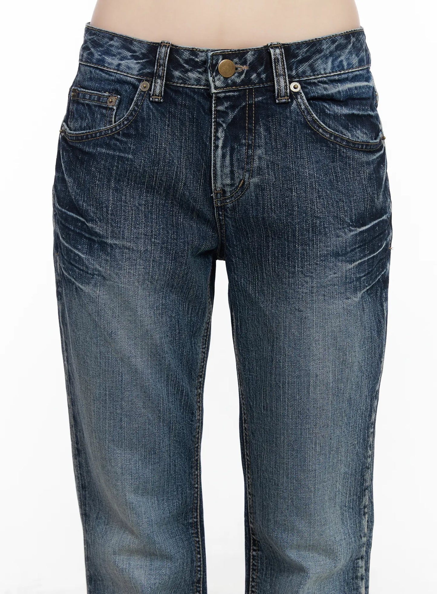 Carey Vintage Washed Bootcut Flared Jeans CM526