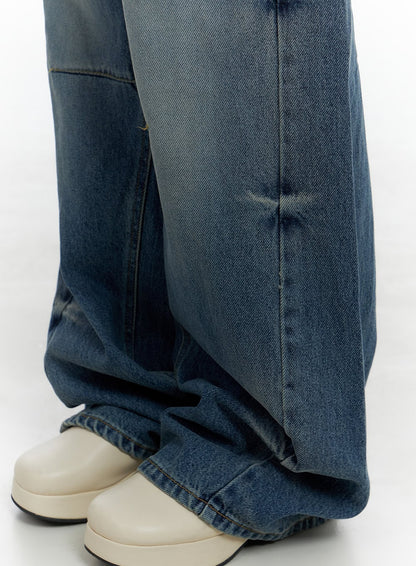 Aria Comfy Cotton Wide Leg Jeans CS420