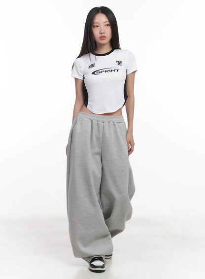 Basic Wide-Fit Sweatpants CU517