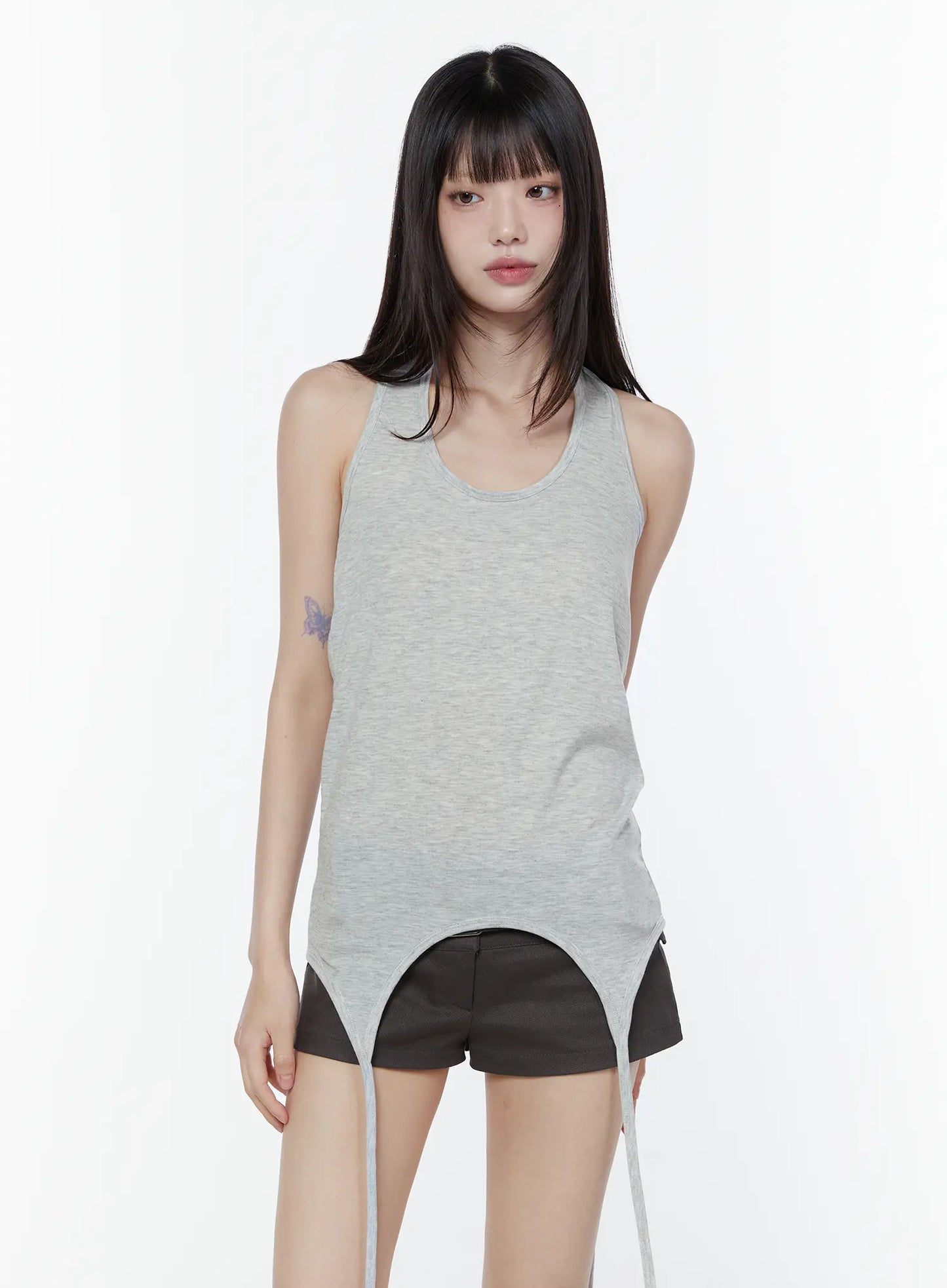 Chic Asymmetric Halter Neck Top CU508