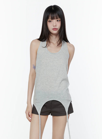 Chic Asymmetric Halter Neck Top CU508