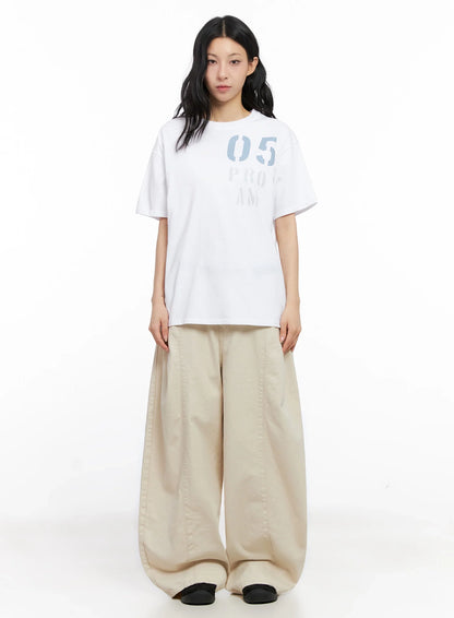 05 Graphic Print Short-Sleeve Tee IG508