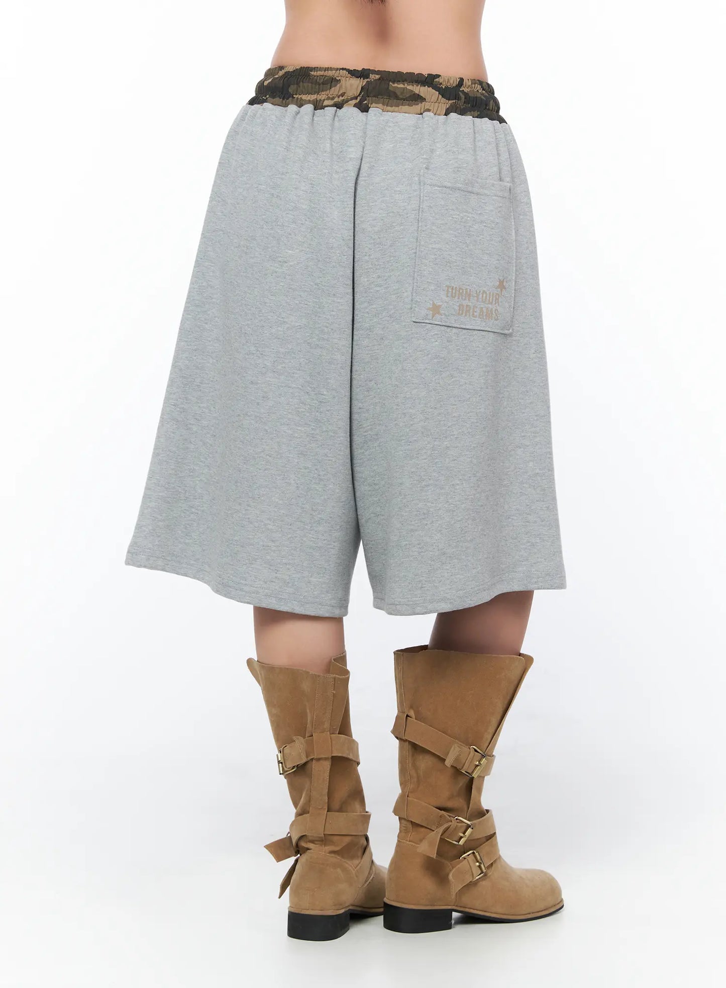 Camo Print Bermuda Shorts CY513