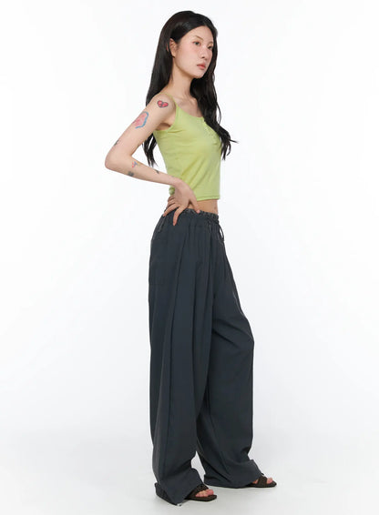 Classic Buttoned Cami Tank CA527